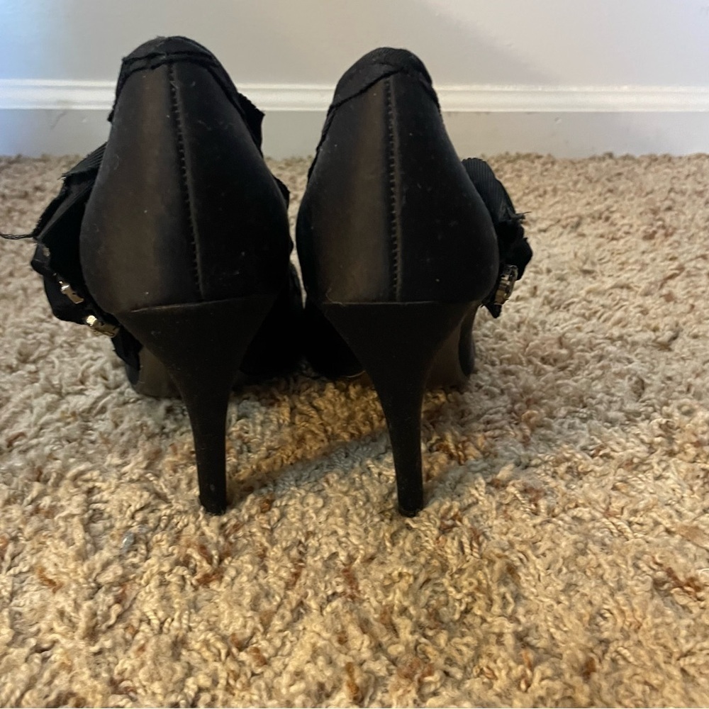 Tory Burch Elegant Black Women's Shoes size 9.5 - Picture 4 of 11
